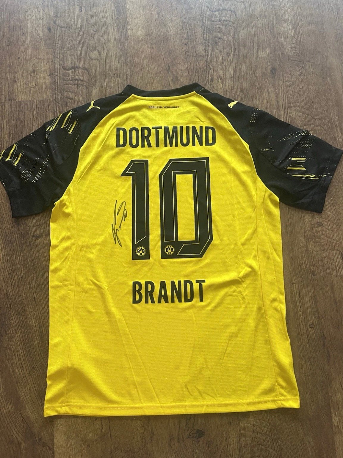 Gesigneerd Borussia Dortmund shirt Julian Brandt, Verzenden, Nieuw, Buitenlandse clubs, Shirt