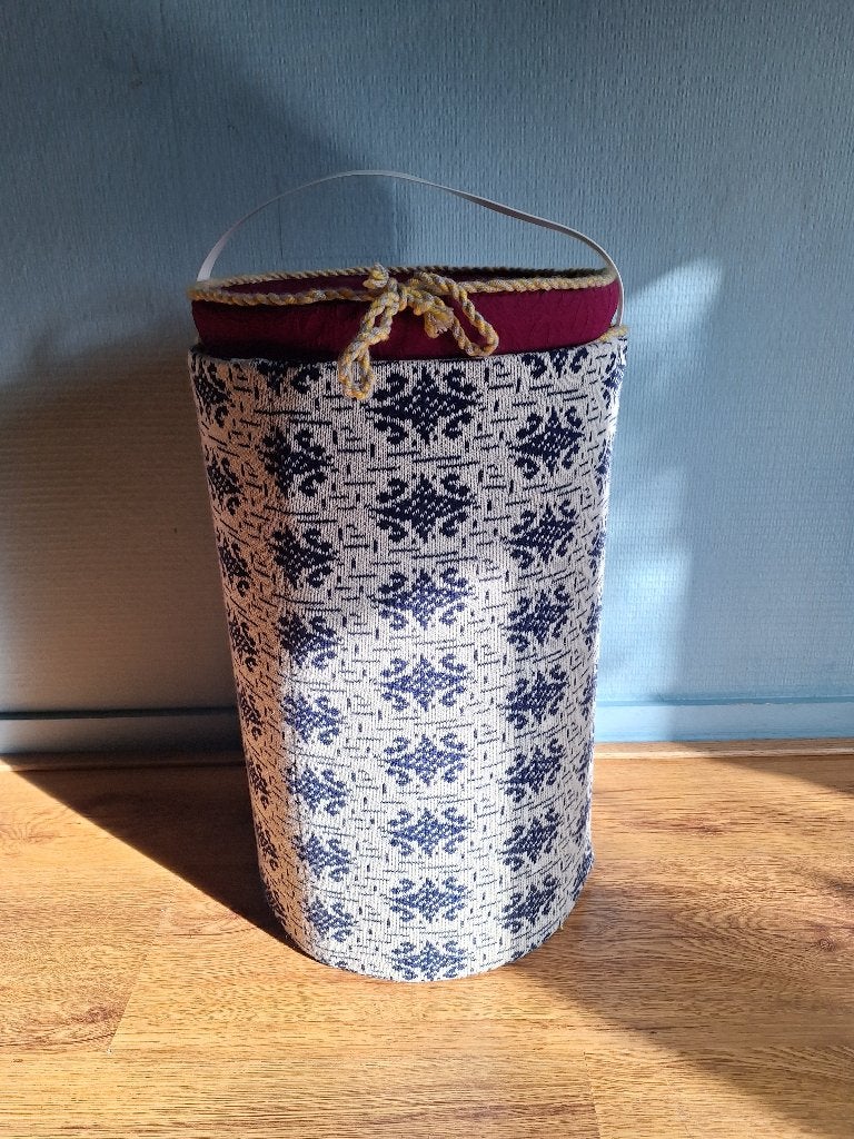 Vintage Opbergton, Ophalen of Verzenden, Gebruikt