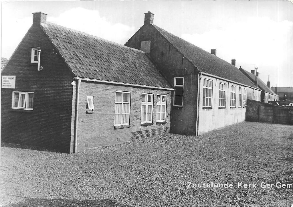 AK Zoutelande - Kerk Gereformeerde Gemeente, Verzenden, 1960 tot 1980, Ongelopen, Zeeland