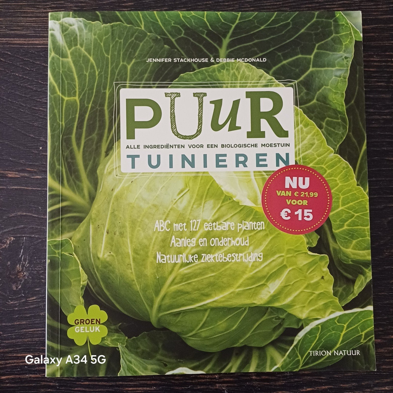 Puur Tuinieren: Biologische Moestuin & Eetbare Planten, Boeken, Ophalen of Verzenden, Zo goed als nieuw, Jennifer Stackhouse & Debbie McDonald
