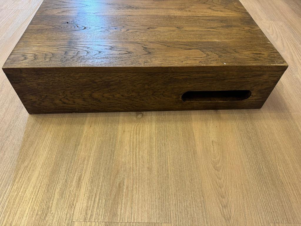 Houten badkamermeubel voor wasbak, Huis en Inrichting, Badkamer | Badkamermeubels, Gebruikt, Minder dan 100 cm, Wastafelkast, 25 tot 50 cm
