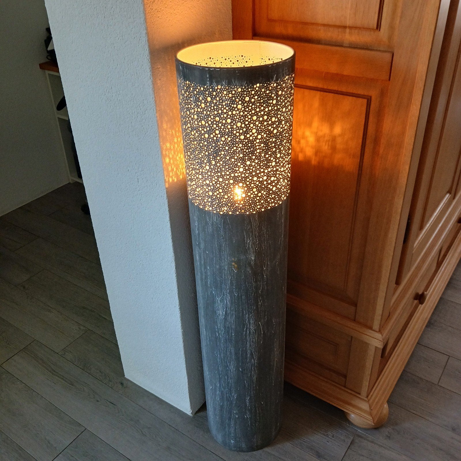 vloerlamp 2 stuks te koop, Ophalen, Metaal