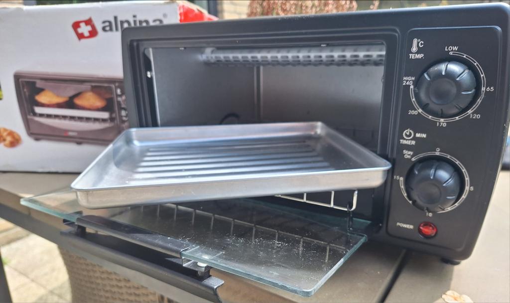 Alpina Electric Mini Oven 7603 (700W), Witgoed en Apparatuur, Ovens, Ophalen, Minder dan 45 cm, Gebruikt, Minder dan 45 cm