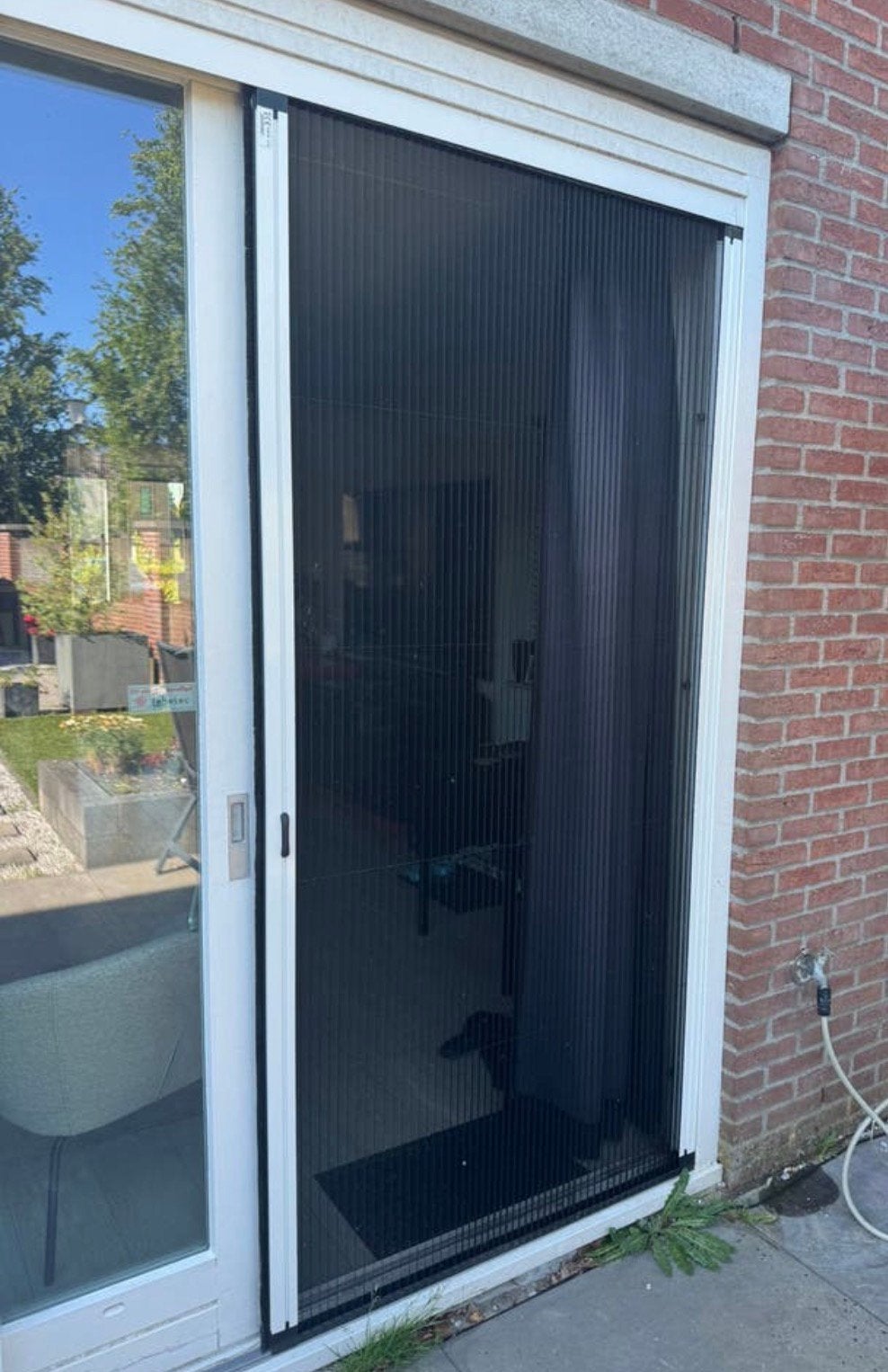 Mooie Nette Plissé Hordeur In Goede staat!, Doe-het-zelf en Verbouw, Deuren en Horren, Ophalen, Zo goed als nieuw, Hout