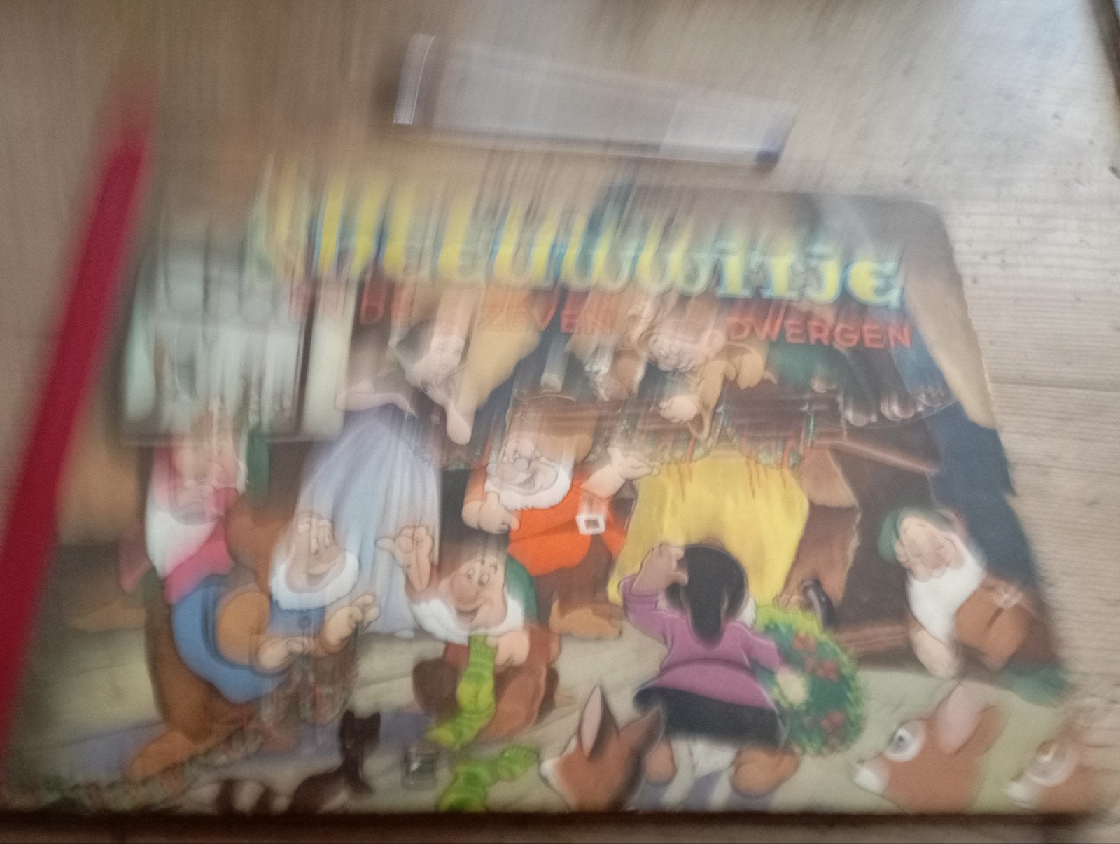 vintage Sneeuwwitje Plaatjesalbum Walt Disney, Boeken, Ophalen of Verzenden, Gelezen