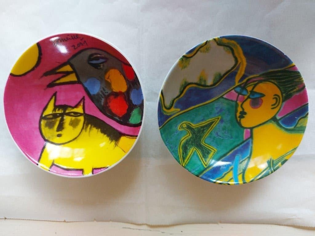 2 Corneille schaaltjes, Antiek en Kunst, Ophalen of Verzenden