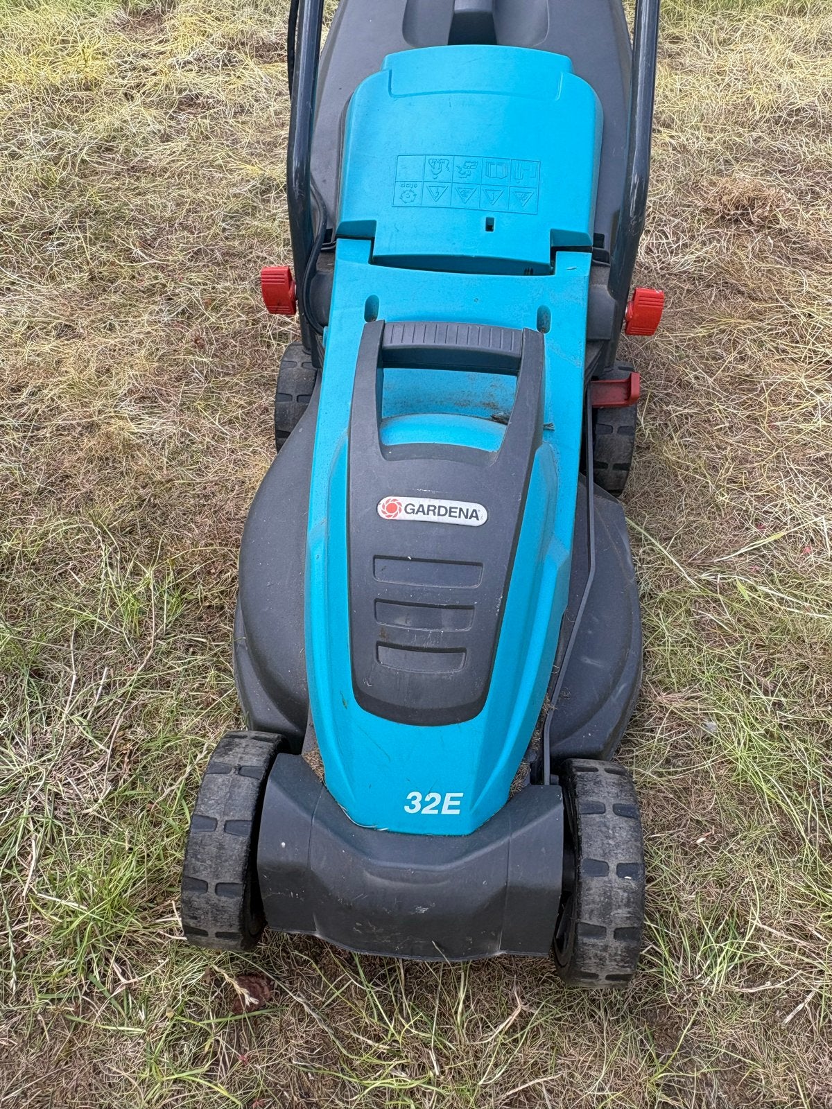 Gardena 32E elektrische grasmaaier met opvangbak, Tuin en Terras, Ophalen, Cirkelmaaier, Gebruikt, Elektrische grasmaaier