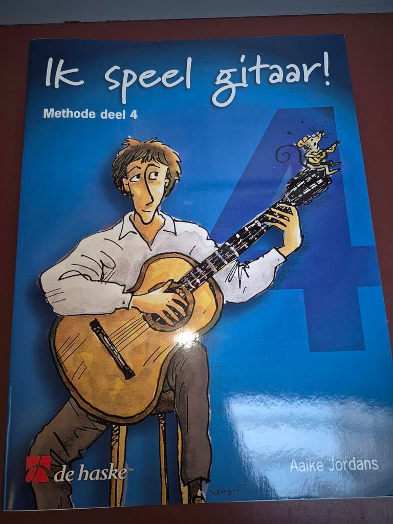Ik speel gitaar! Methode deel 4. Aaike Jordans, Muziek en Instrumenten, Bladmuziek, Ophalen of Verzenden, Nieuw, Les of Cursus