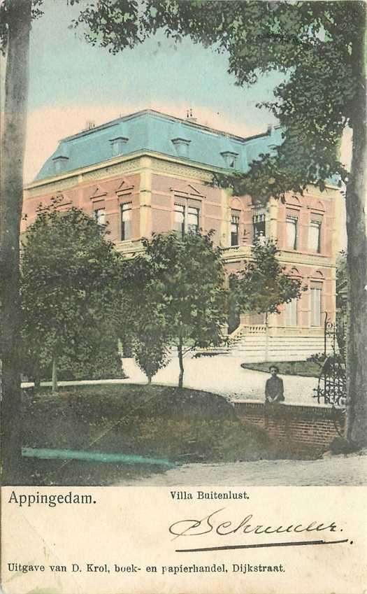 300-325-045 Appingedam Villa Buitenlust, Verzenden, Voor 1920, Groningen