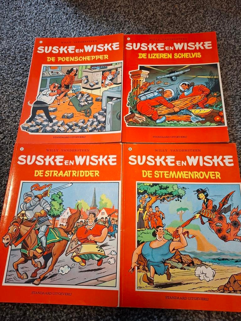 suske en wiske stripboeken 18 stuks, Meerdere stripboeken, Ophalen of Verzenden, Gelezen, Willy van der Steen
