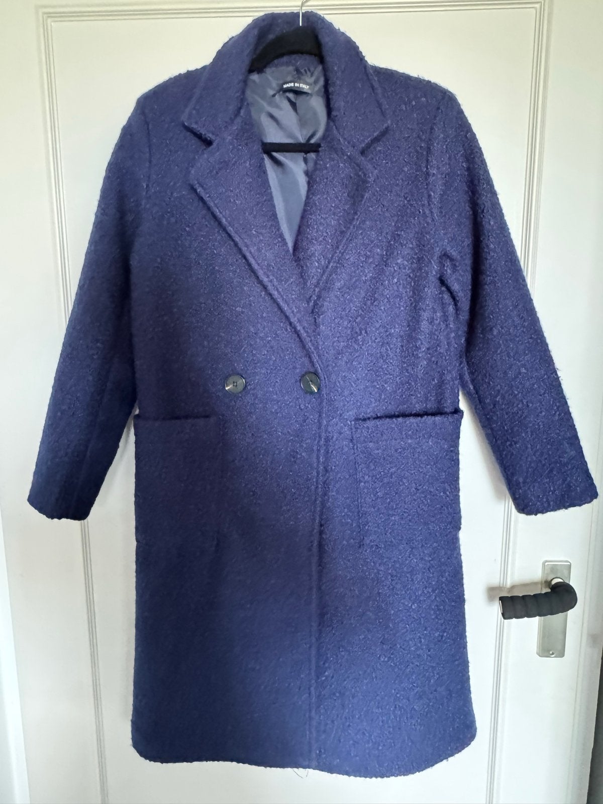 Teddy jas - Blauw - Maat M/L, Kleding | Dames, Ophalen, Nieuw, Maat 38/40 (M), Blauw