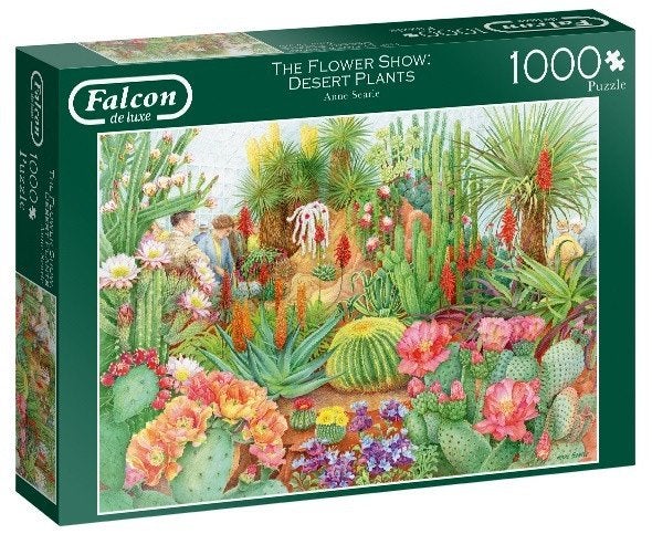 Falcon: The Flower Show: Desert Plants 1000 Stukjes, Ophalen of Verzenden, 500 t/m 1500 stukjes, Nieuw, Legpuzzel