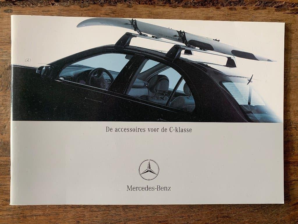 Folder brochure Mercedes-Benz C-klasse Accessoires W203 2000, Nieuw, Mercedes-Benz, Mercedes, Ophalen of Verzenden