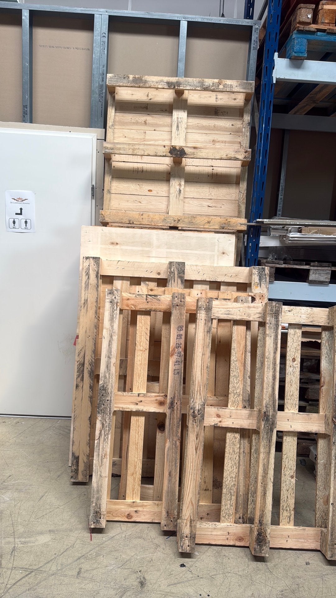 Pallets op te halen, Doe-het-zelf en Verbouw, Hout en Planken, Ophalen, Minder dan 25 mm, Pallet, Minder dan 200 cm