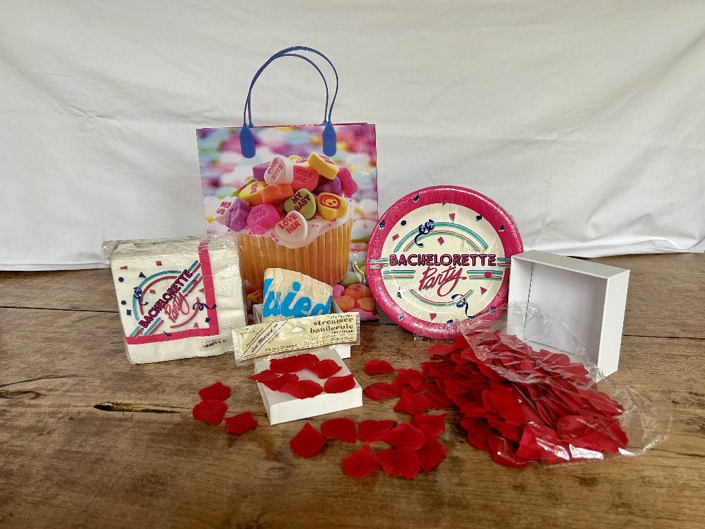 Bachelorette party set vintage, Ophalen of Verzenden, Nieuw, Versiering, Overige