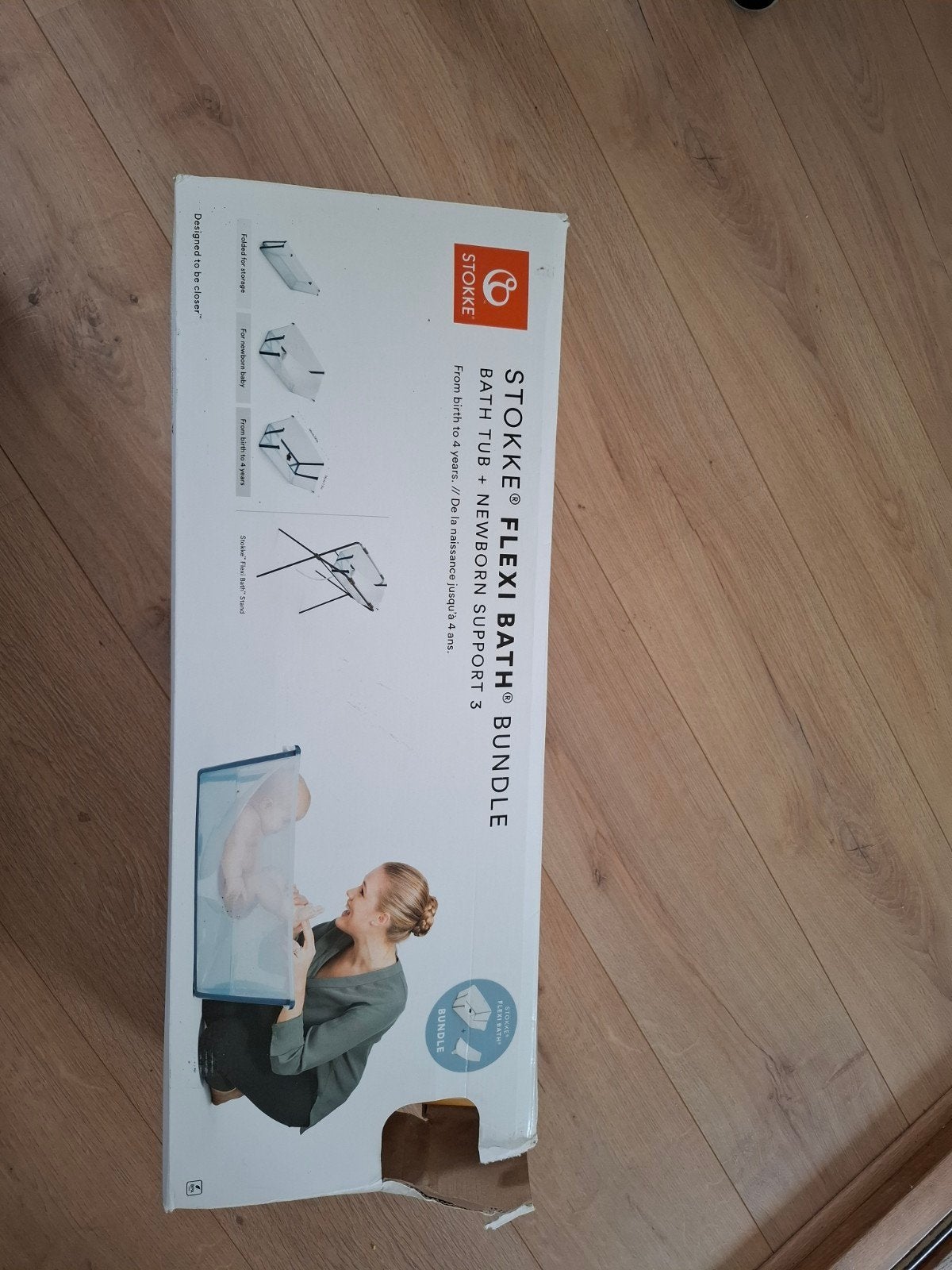 Stokke Flexi Bath met zitje/insert - Zo goed als nieuw, Ophalen, Zo goed als nieuw, Badje, Overige merken