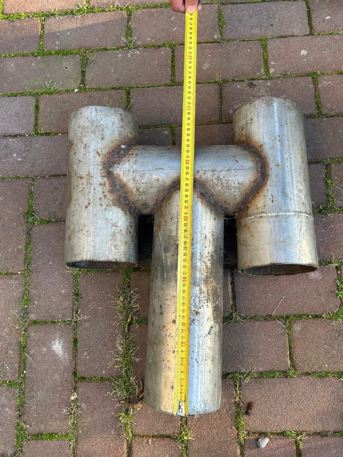 Schoorsteen uitgang T-stuk, Ophalen, 30 tot 80 cm, Gebruikt, Overige typen