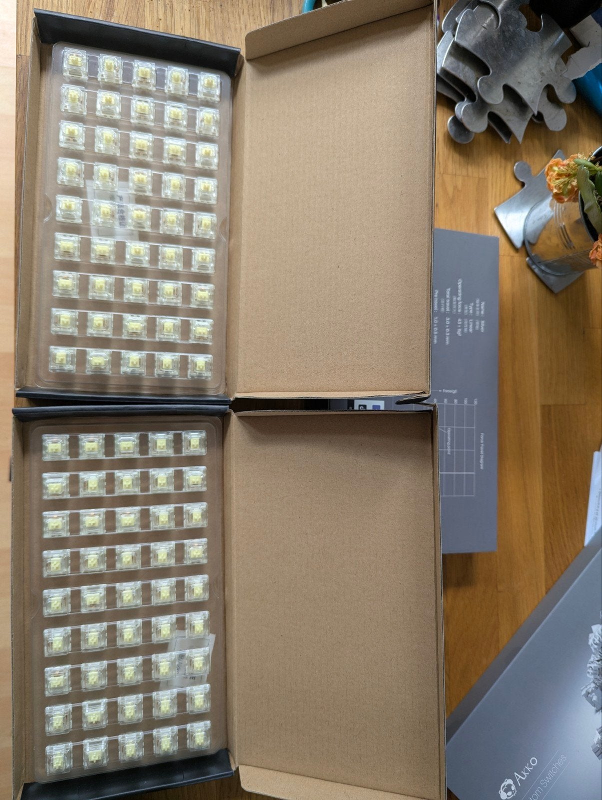 Gateron Jupiter Banana  Switches 90 stks Mechanisch Toetsenb, Computers en Software, Gebruikt, Ophalen of Verzenden, Overige indelingen