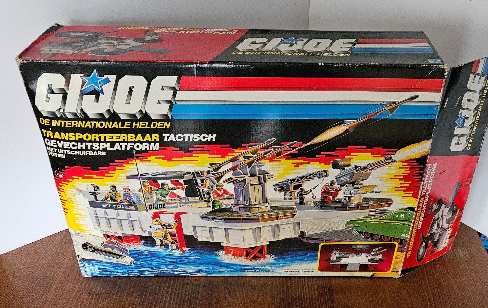 G.I. Joe Tactisch Gevechtsplatform (Vintage 1985), Ophalen of Verzenden, Gebruikt