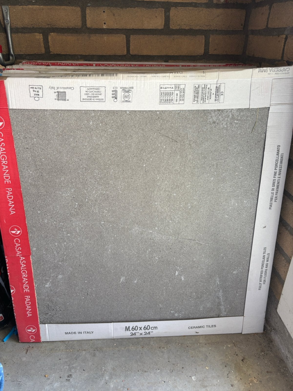 Casalgrande Padana keramische tegels 60x60 cm, Ophalen, 60 cm of meer, Keramiek, Nieuw