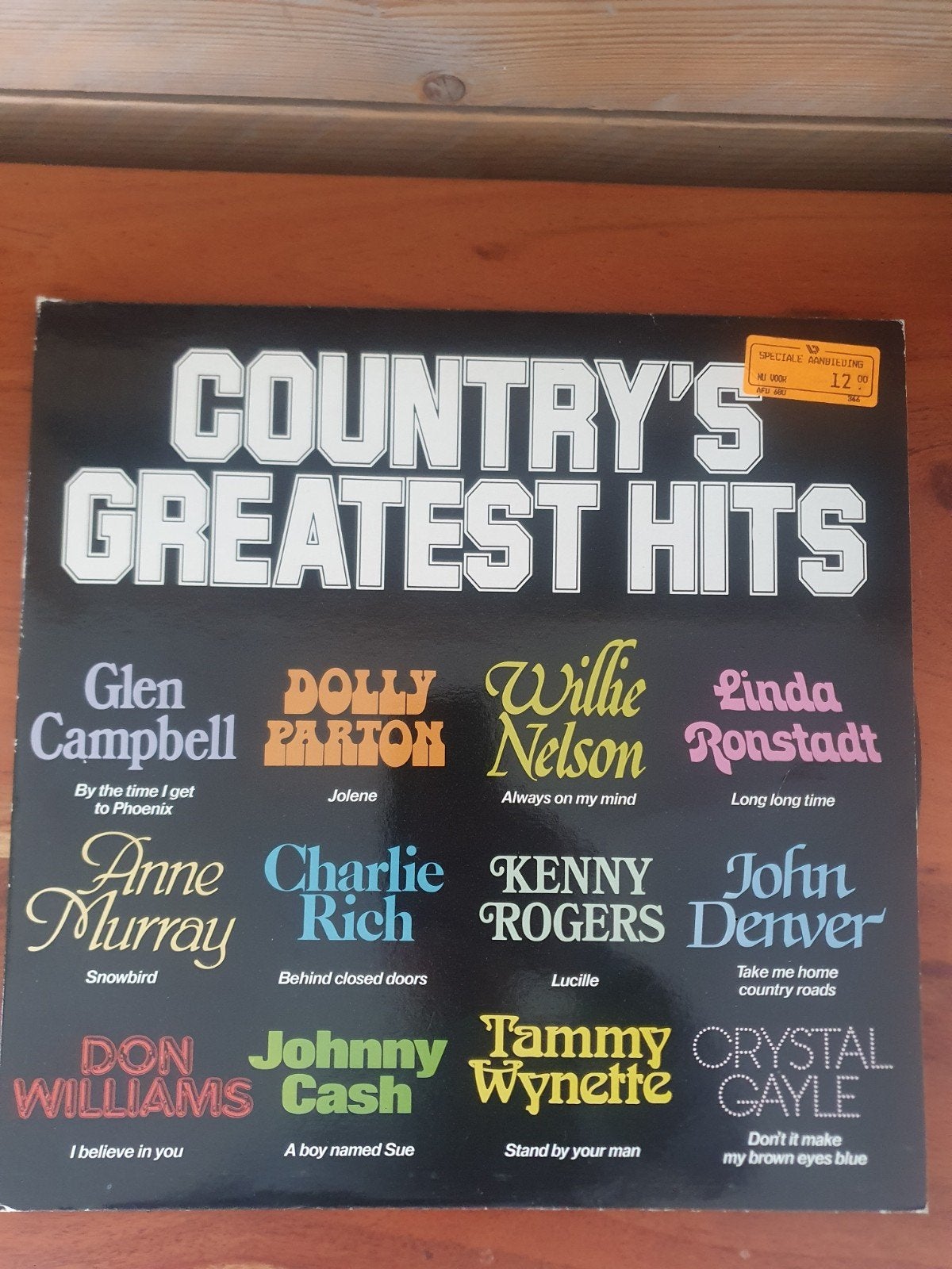 Country's Greatest Hits LP - Diverse Artiesten, Cd's en Dvd's, Vinyl | Country en Western, Ophalen of Verzenden