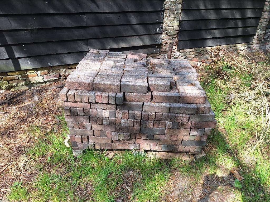 betonwaaltjes, Tuin en Terras, Tegels en Klinkers, Ophalen, Gebruikt, Klinkers, Minder dan 5 m²