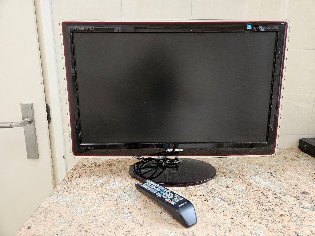 TV 24" samsung, Gebruikt, 50 Hz, LCD, Ophalen of Verzenden