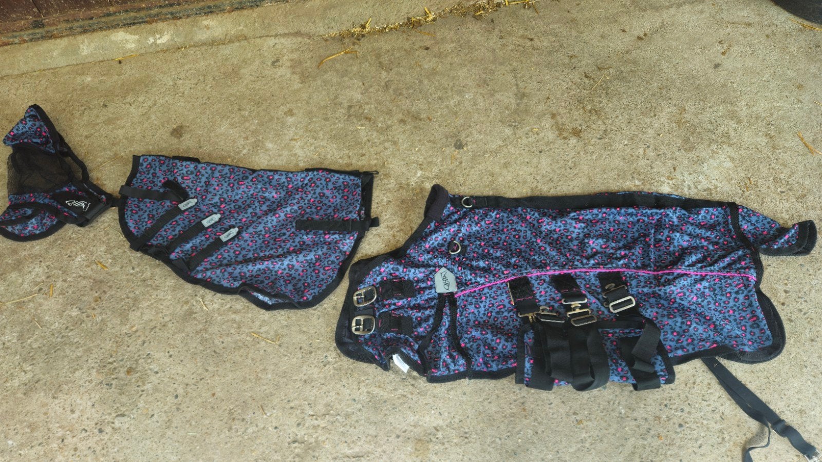 Nieuwe vliegendeken met hals en masker mt 110, Ophalen of Verzenden, Nieuw