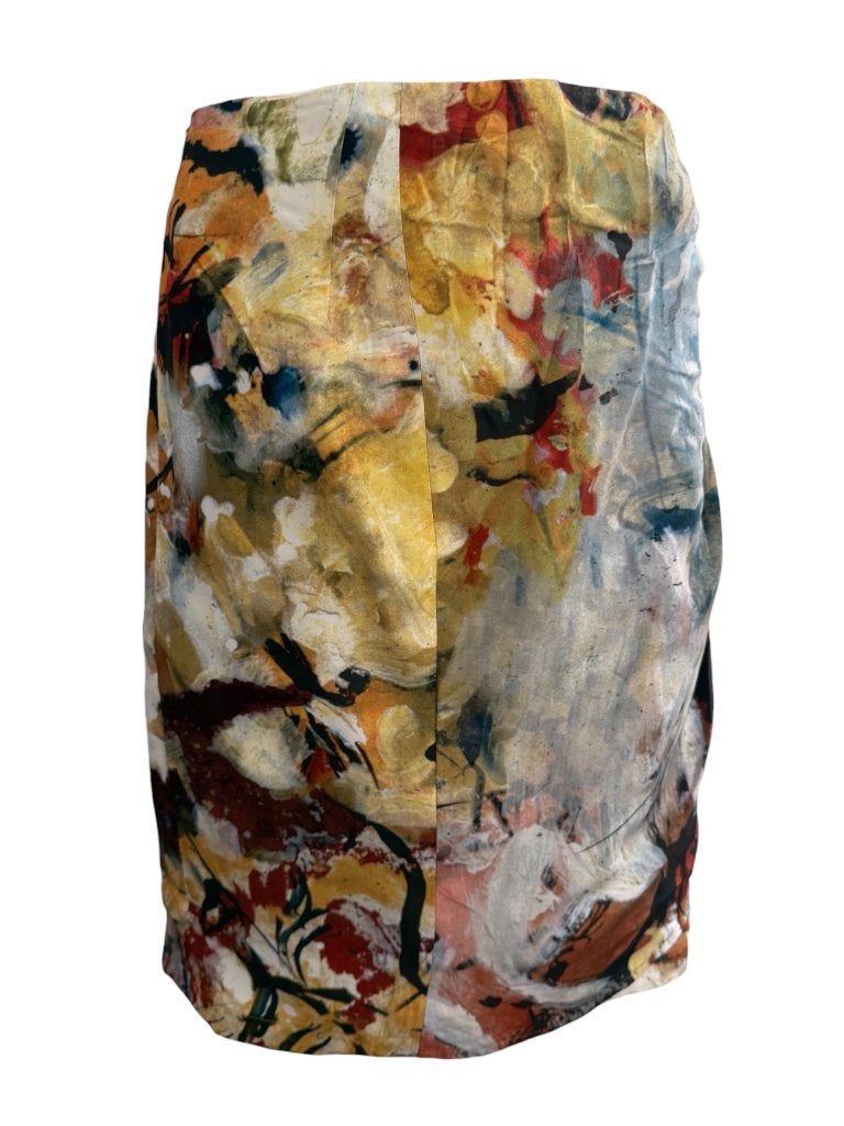 Pauw rok L, Kleding | Dames, Rokken, Zo goed als nieuw, Maat 38/40 (M), Zwart, Onder de knie, Verzenden