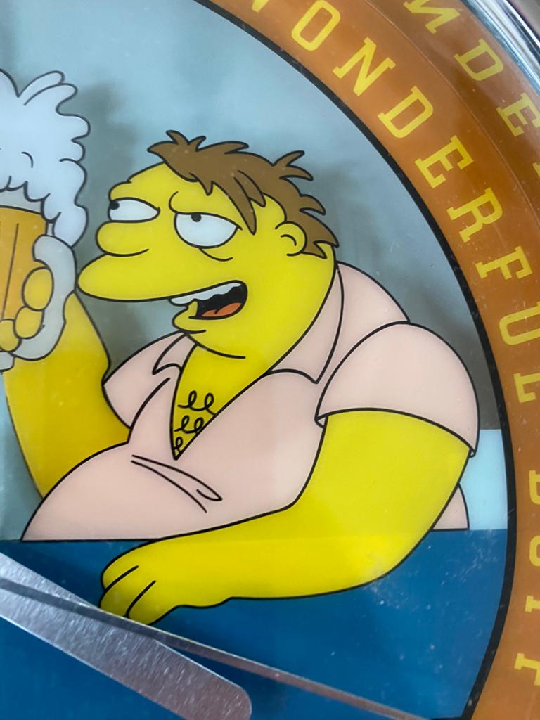Homer Simpson klok Duff Beer, Onbekend, Ophalen of Verzenden, Onbekend, Onbekend