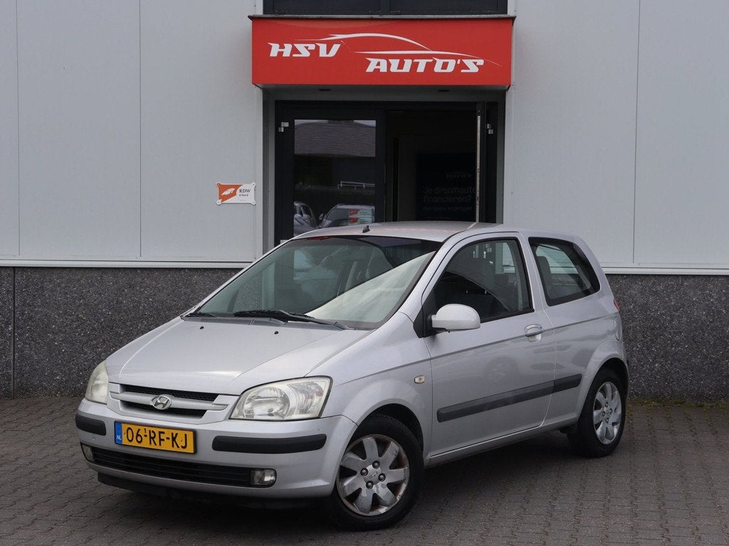 Hyundai Getz 1.3i Dynamic airco automaat org NL, Auto's, 4 cilinders, 1006 kg, Getz, Zilver of Grijs