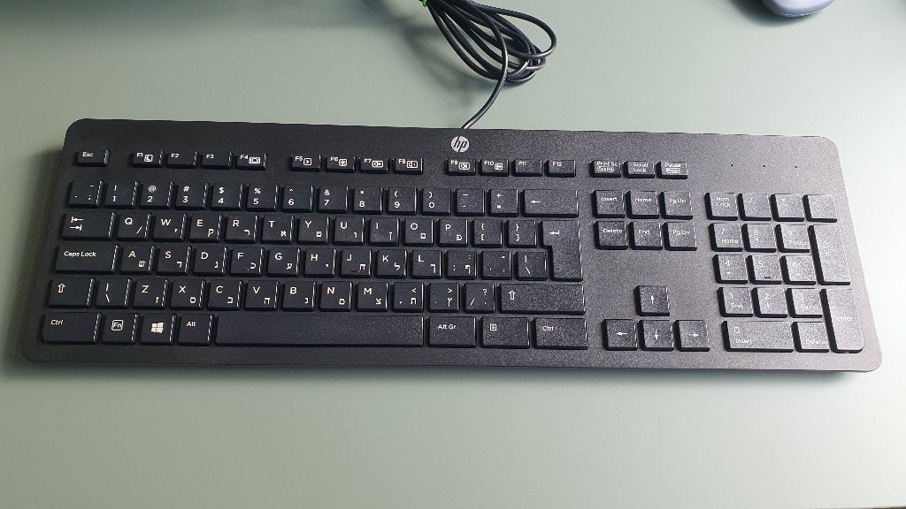 Hebrew Toetsenbord | HP Keybord | USB, Computers en Software, Hp, Ophalen of Verzenden, Qwerty, Bedraad