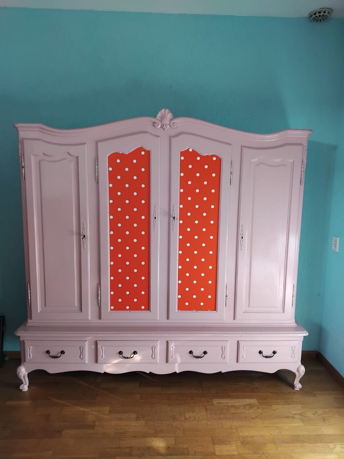 Pippi langkous kast, queen anne kast, antieke kast, Ophalen, 25 tot 50 cm, Minder dan 100 cm