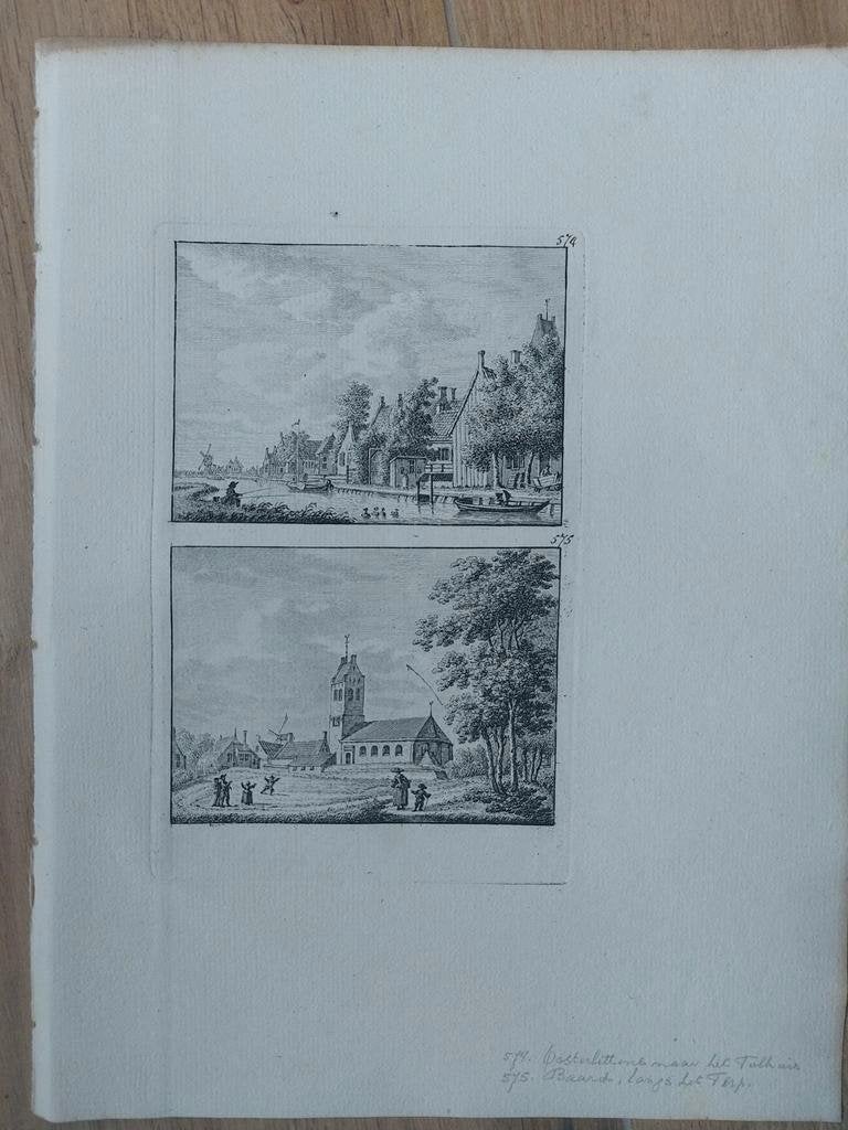 574-575 Oosterlittens Esterlittens en Baard Friesland, Ophalen of Verzenden