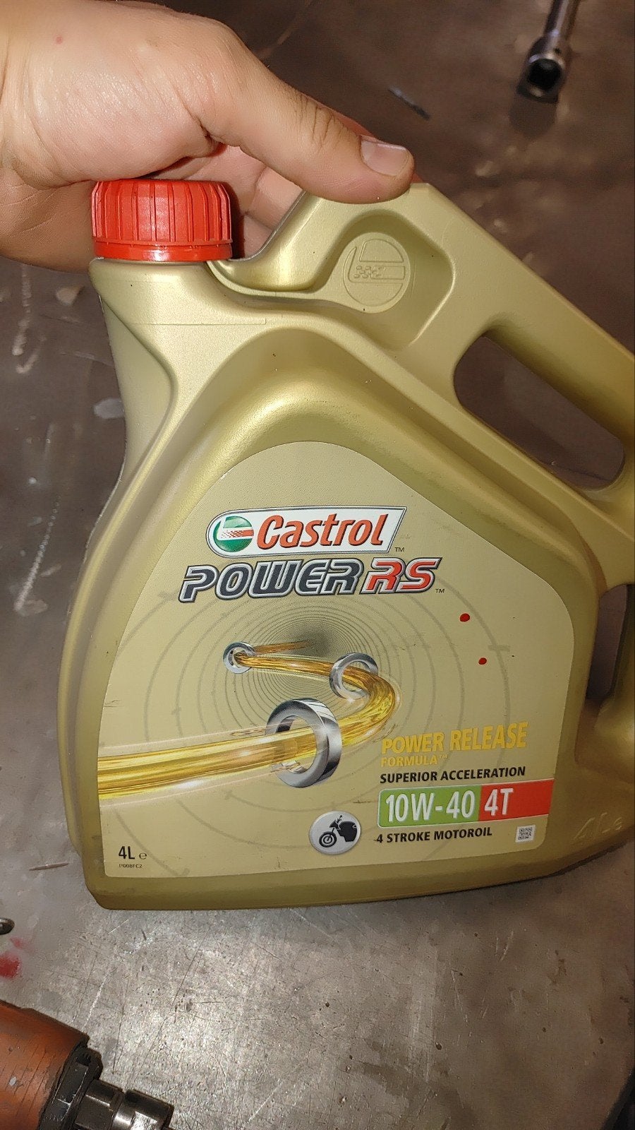Castrol Power RS 10W-40 4T Motorolie  (ongeopende fles 2017), Ophalen of Verzenden