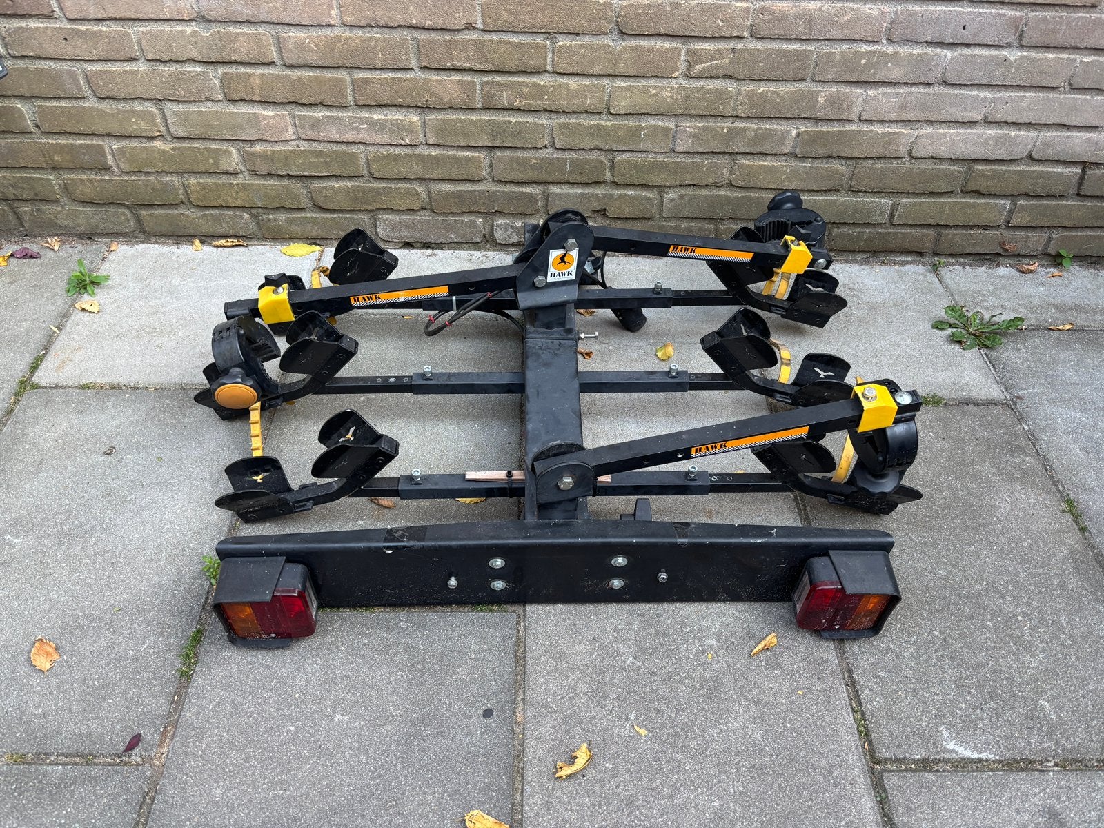 Spinder / Hawk Fietsendrager voor drie fietsen, Auto diversen, Fietsendragers, Ophalen, 3 fietsen of meer, Zo goed als nieuw, Trekhaakdrager