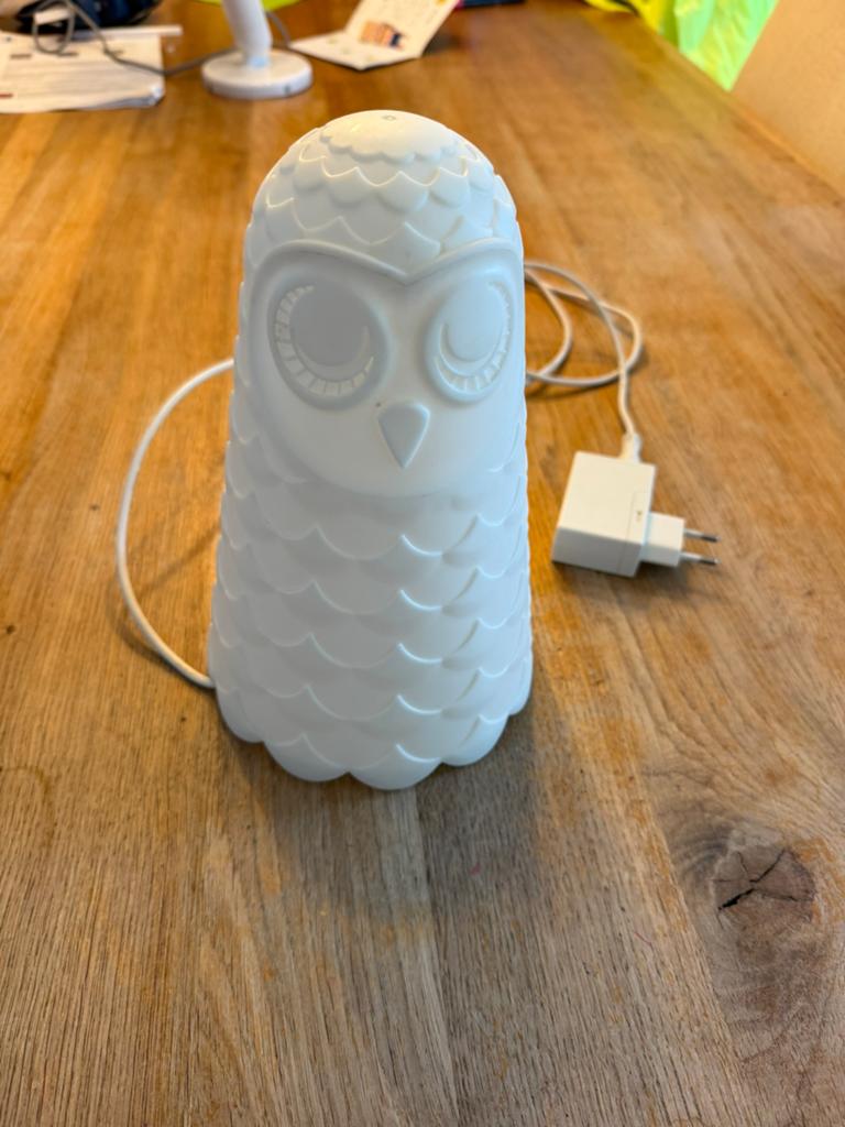 IKEA Solbo kinderlamp uil, Ophalen, Gebruikt, Kunststof, Minder dan 50 cm