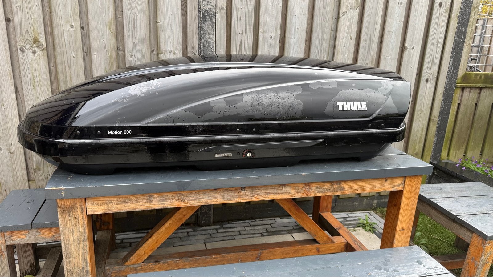 Thule Motion 200 Dakkoffer - Zwart, Ophalen, Gebruikt