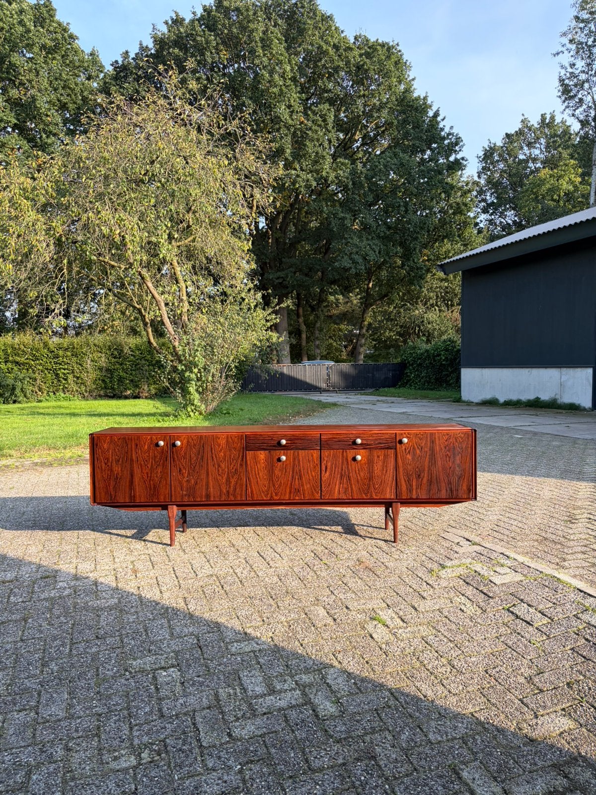 Vintage design Fristho dressoir retro kast sideboard, Huis en Inrichting, Ophalen, Gebruikt, 200 cm of meer