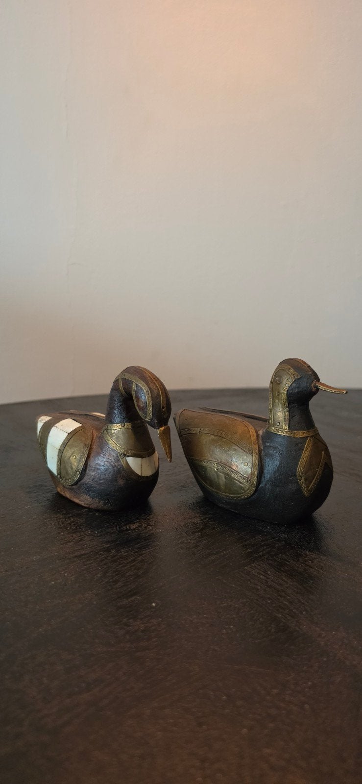 Handgemaakte Indiase eendjes - Decoratieve set, Antiek en Kunst, Ophalen