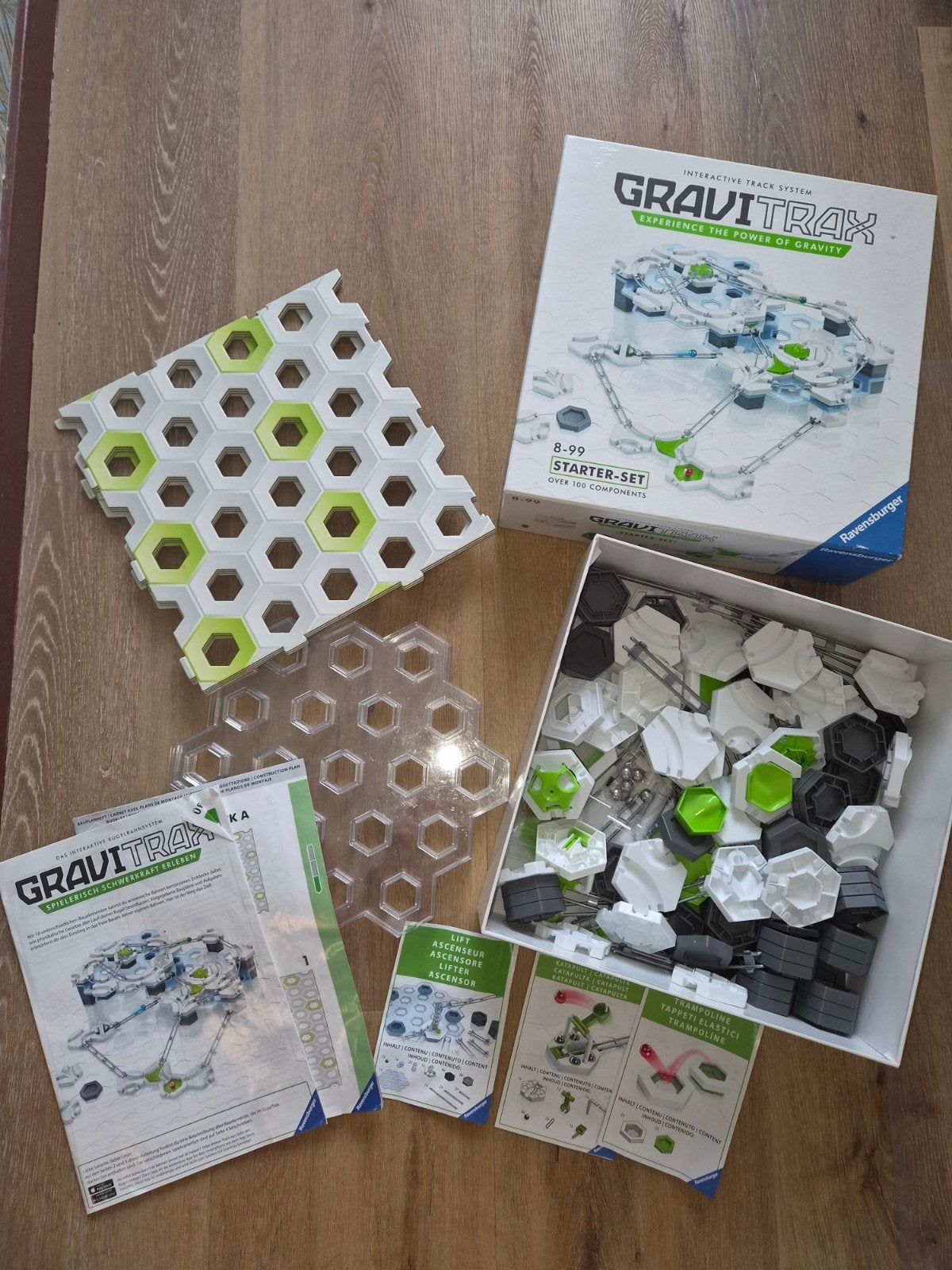 GraviTrax Starter-Set met 3 uitbreidingen, Kinderen en Baby's, Ophalen of Verzenden, Zo goed als nieuw, Bouwen