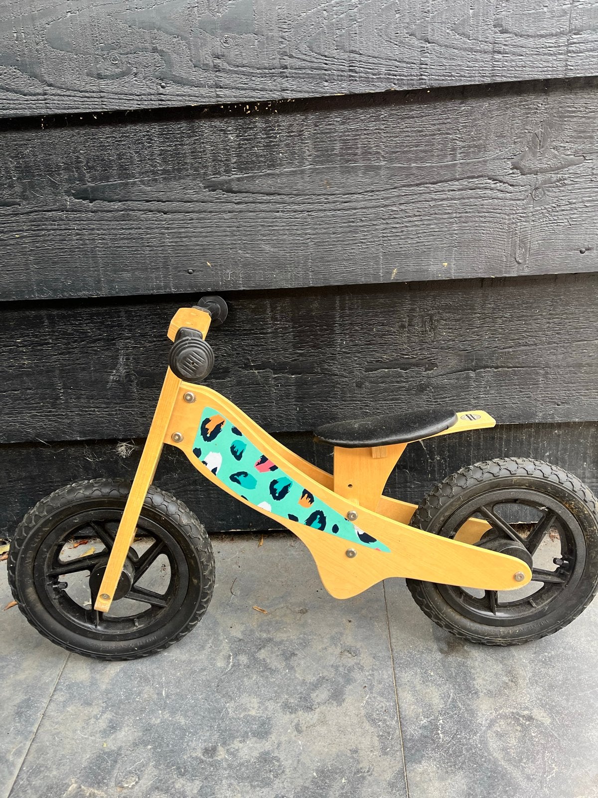 Houten loopfiets met naamsticker (vervangbaar), Ophalen, Gebruikt, Loopfiets