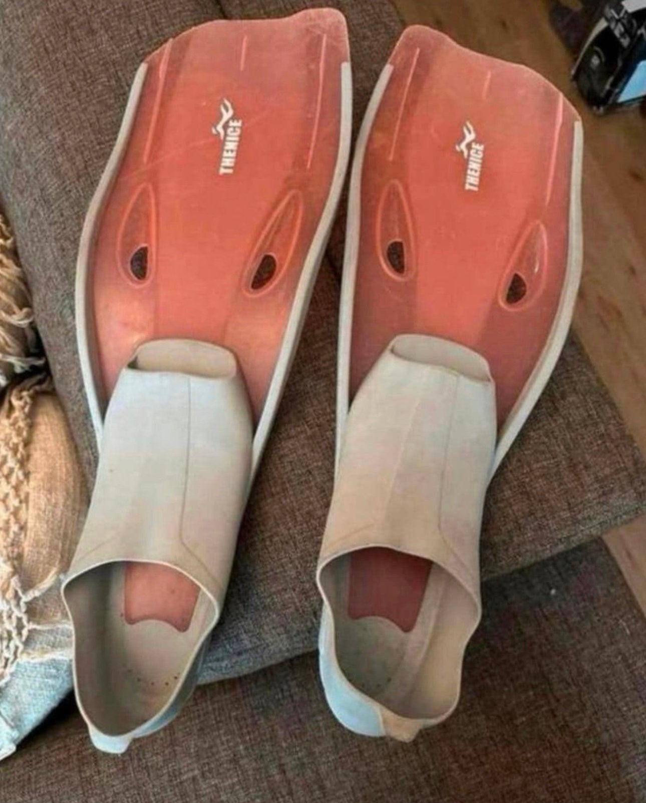 Snorkelvinnen lange duikvinnen flippers siliconen, Ophalen of Verzenden, Zo goed als nieuw, Snorkelvinnen