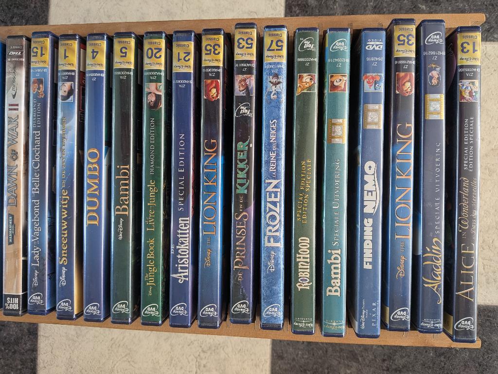 Disney DVD's, Cd's en Dvd's, Dvd's | Tekenfilms en Animatie, Europees, Tekenfilm, Alle leeftijden, Ophalen of Verzenden