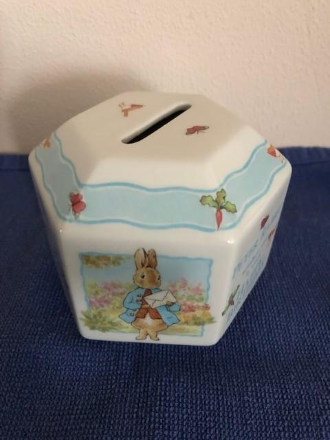 Beatrix Potter Spaarpot Peter Rabbit Posting Letter, Konijn, Verzamelen, Ophalen of Verzenden, Nieuw, Dier