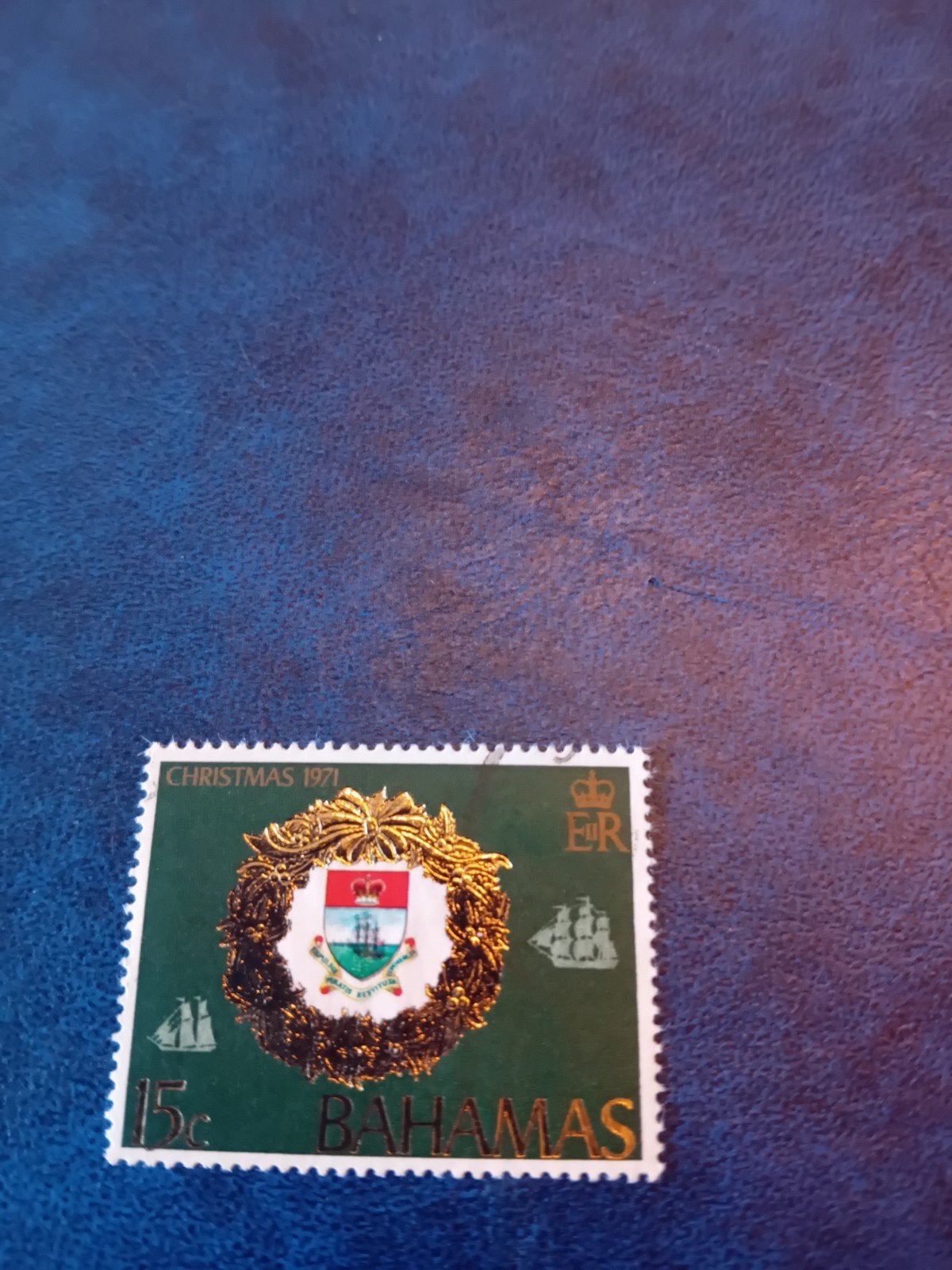 Kerstzegel 1971 Bahama's 15c, Ophalen of Verzenden, Gestempeld