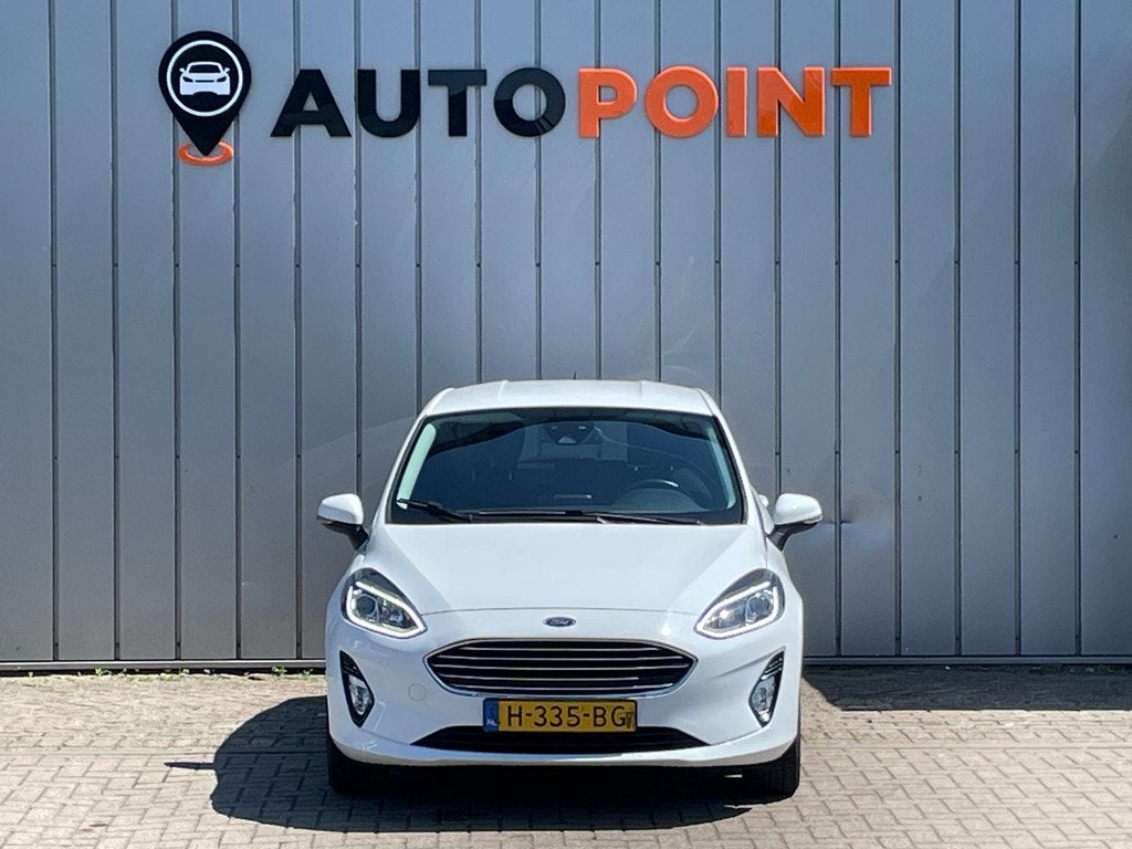Ford Fiesta 1.0 EcoBoost Titanium AUTOMAAT LED ORG NL, Auto's, Ford, Stof, Gebruikt, Origineel Nederlands, Bedrijf