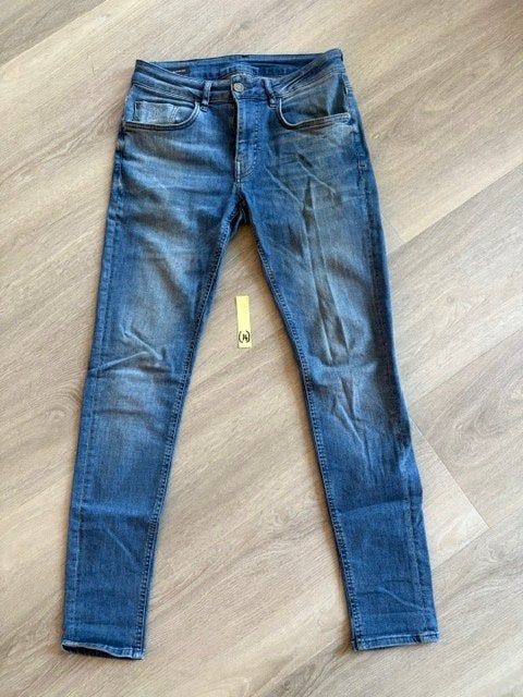 (14) Daily Aesthetikz blauwe heren spijkerbroek W29 L32, Blauw, W32 (confectie 46) of kleiner, Ophalen of Verzenden, Zo goed als nieuw