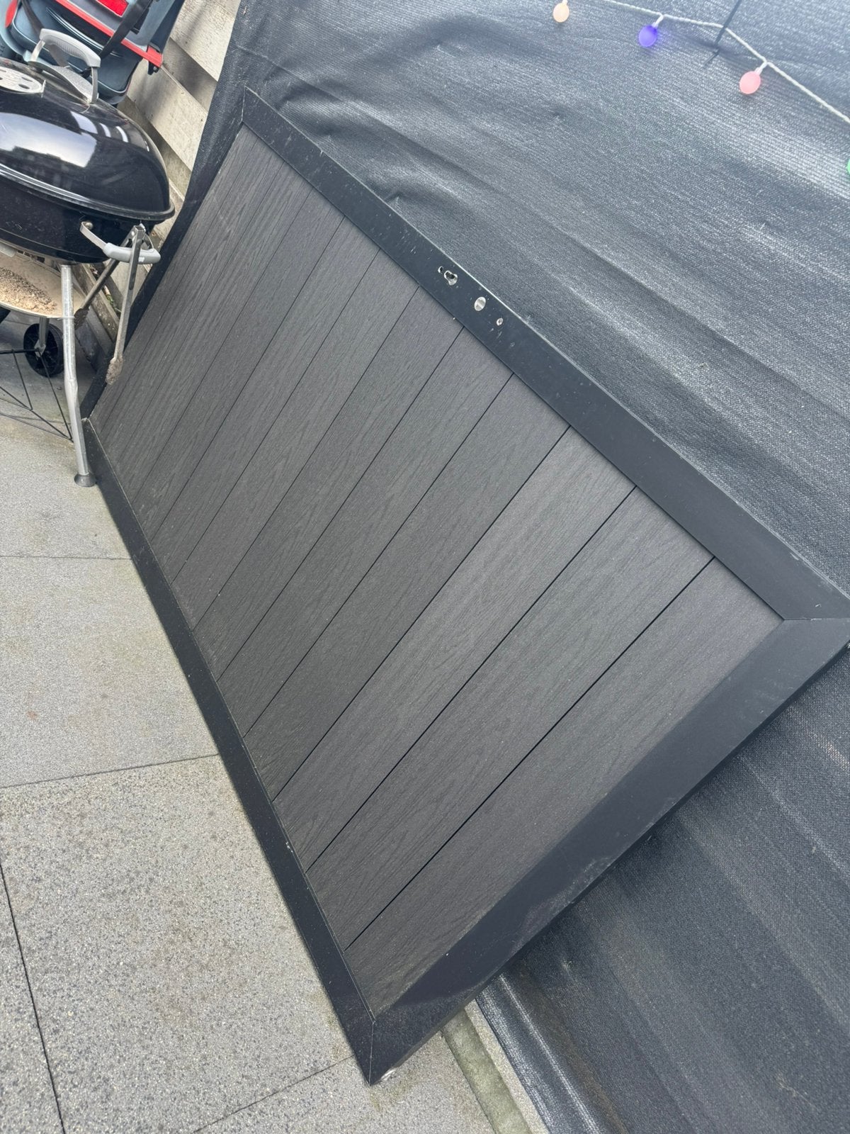 Tuindeur aluminium composiet, Ophalen, Aluminium, Zo goed als nieuw, 200 cm of meer