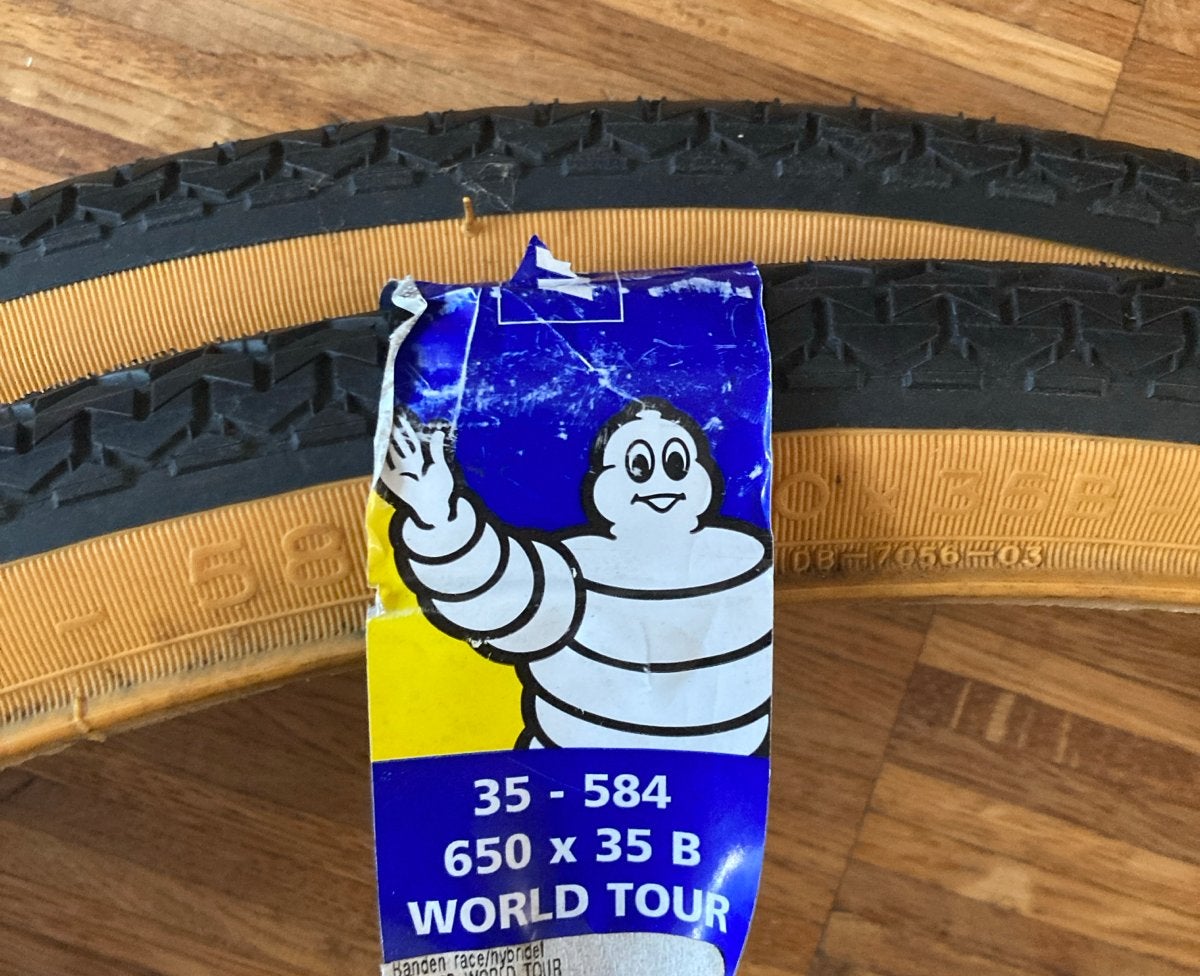2x Michelin World Tour fietsbanden 650x35B (35-584) nieuw, Michelin Frankrijk, Band, Info@michelin.fr, Nieuw
